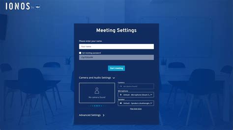 ionos videokonferenz kostenlos|Ionos launches free video conferencing tool